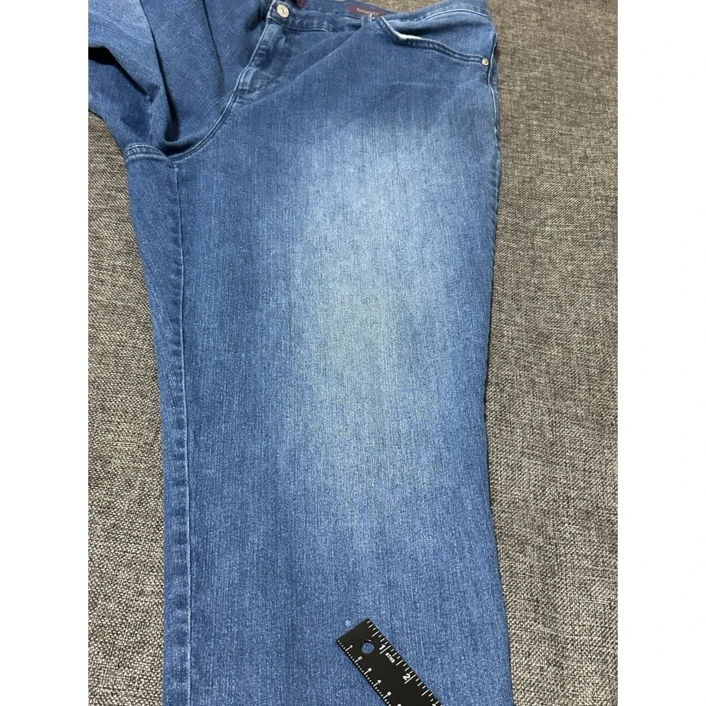 Gloria Vanderbilt Women's 20W Jeans Amanda Classic Tapered High‎ Rise Blue Denim